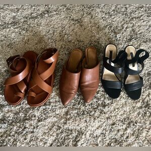 Lot Of Women’s Shoes Sandals Heel Size 6.5 To 7